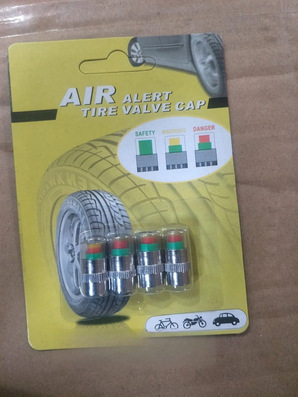 Tire Pressure Sensor Indicator Alert (Made of Copper) 36PSI, 2.4Bar