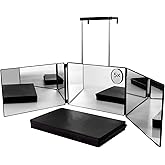4 Way Mirror 360 Degree Portable Foldable Makeup Mirror, Self Hair Cutting