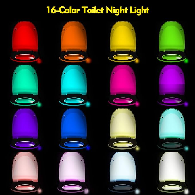 Motion Sensor Toilet Night Light