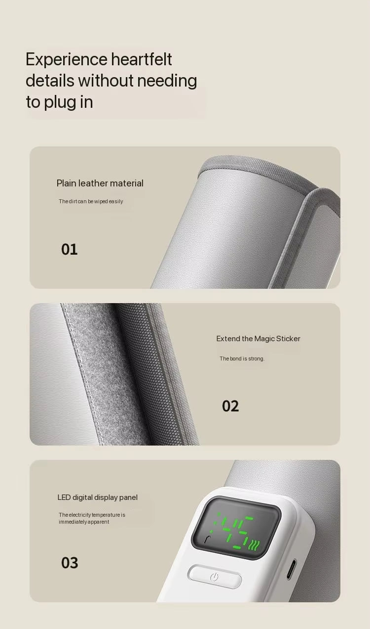 Portable Milk Warmer for Baby: Portable, Cordless, 5000mAh Battery, USB-charged