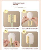 Multifunctional 5 in 1 Cup Brush Cleaning Tools,  Straw Brush Cleaner Bottle Lid Gap Cleaning Brush for Home Kitchen
