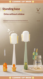 Multifunctional 5 in 1 Cup Brush Cleaning Tools,  Straw Brush Cleaner Bottle Lid Gap Cleaning Brush for Home Kitchen