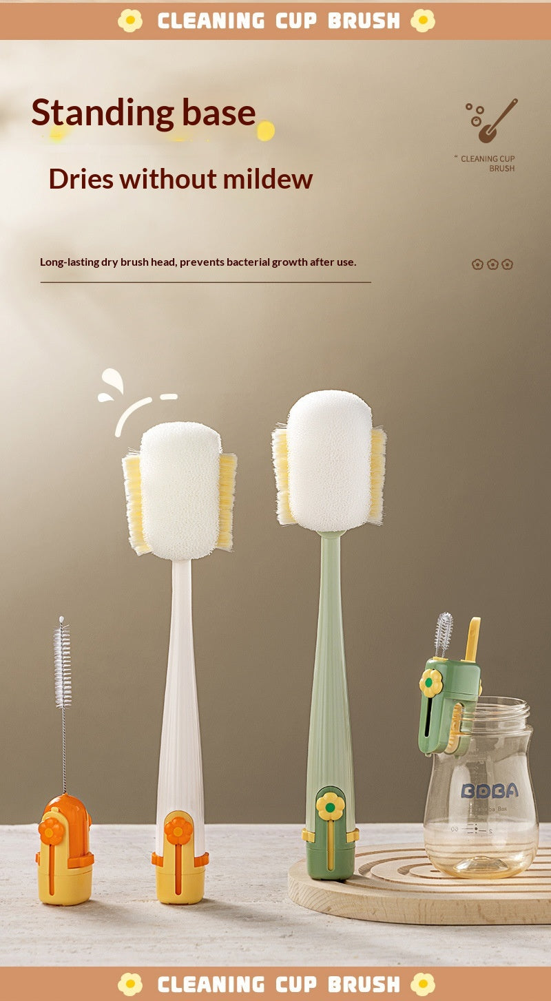 Multifunctional 5 in 1 Cup Brush Cleaning Tools,  Straw Brush Cleaner Bottle Lid Gap Cleaning Brush for Home Kitchen