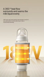 Portable Milk Warmer for Baby: Portable, Cordless, 5000mAh Battery, USB-charged