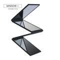 4 Way Mirror 360 Degree Portable Foldable Makeup Mirror, Self Hair Cutting