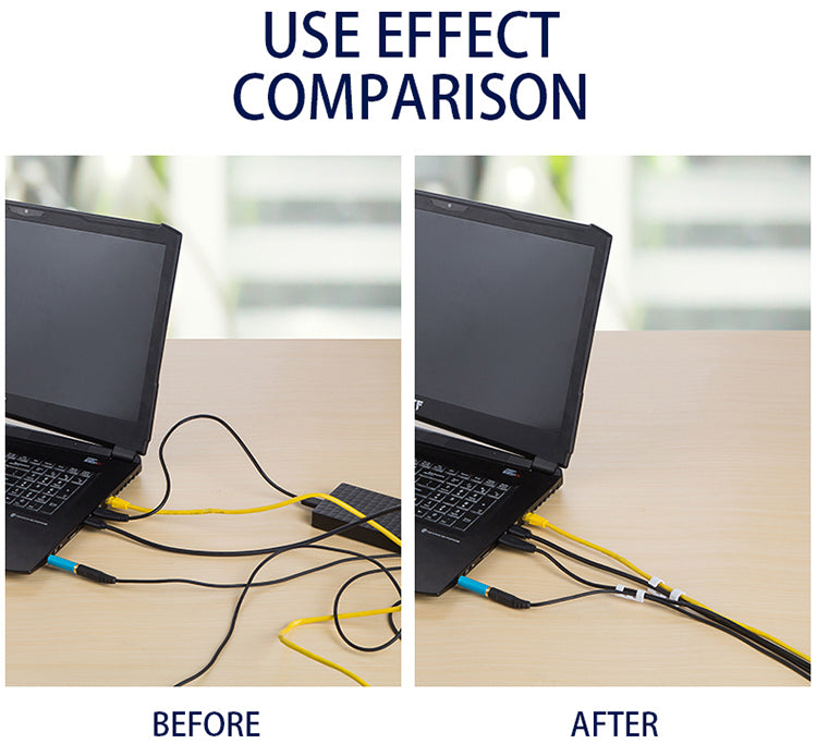 No-drill Self Adhesive Cable Management Clips
