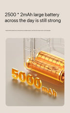 Portable Milk Warmer for Baby: Portable, Cordless, 5000mAh Battery, USB-charged