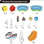 Premium Quality Train Toy: Educational Magic Electronic Train Rail Cube Set Toy