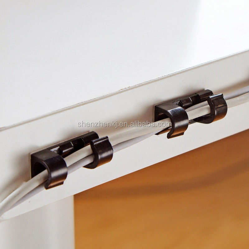 No-drill Self Adhesive Cable Management Clips