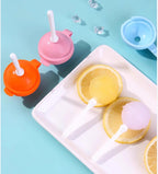 Lollipop Ice Cream Silicone Mold Food-Grade Ice Tray (10 Pcs)