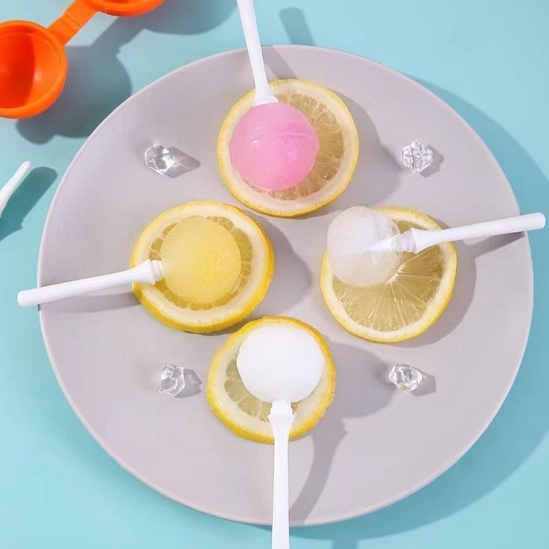 Lollipop Ice Cream Silicone Mold Food-Grade Ice Tray (10 Pcs)