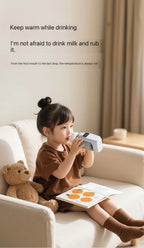 Portable Milk Warmer for Baby: Portable, Cordless, 5000mAh Battery, USB-charged
