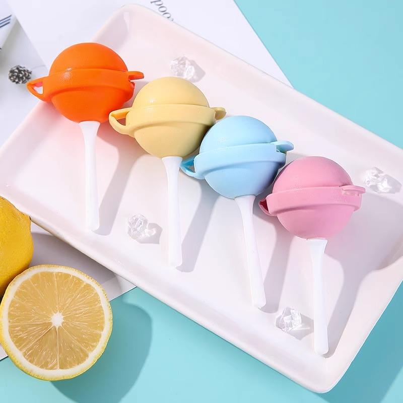 Lollipop Ice Cream Silicone Mold Food-Grade Ice Tray (10 Pcs)