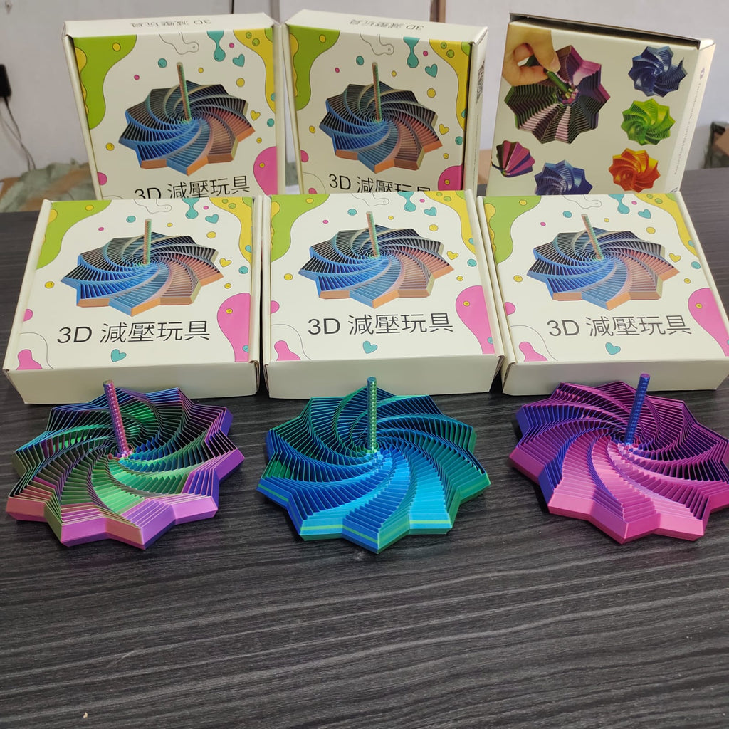 3D Stress Relief Toy For Children and Adults, (2Pcs Discount Combo)